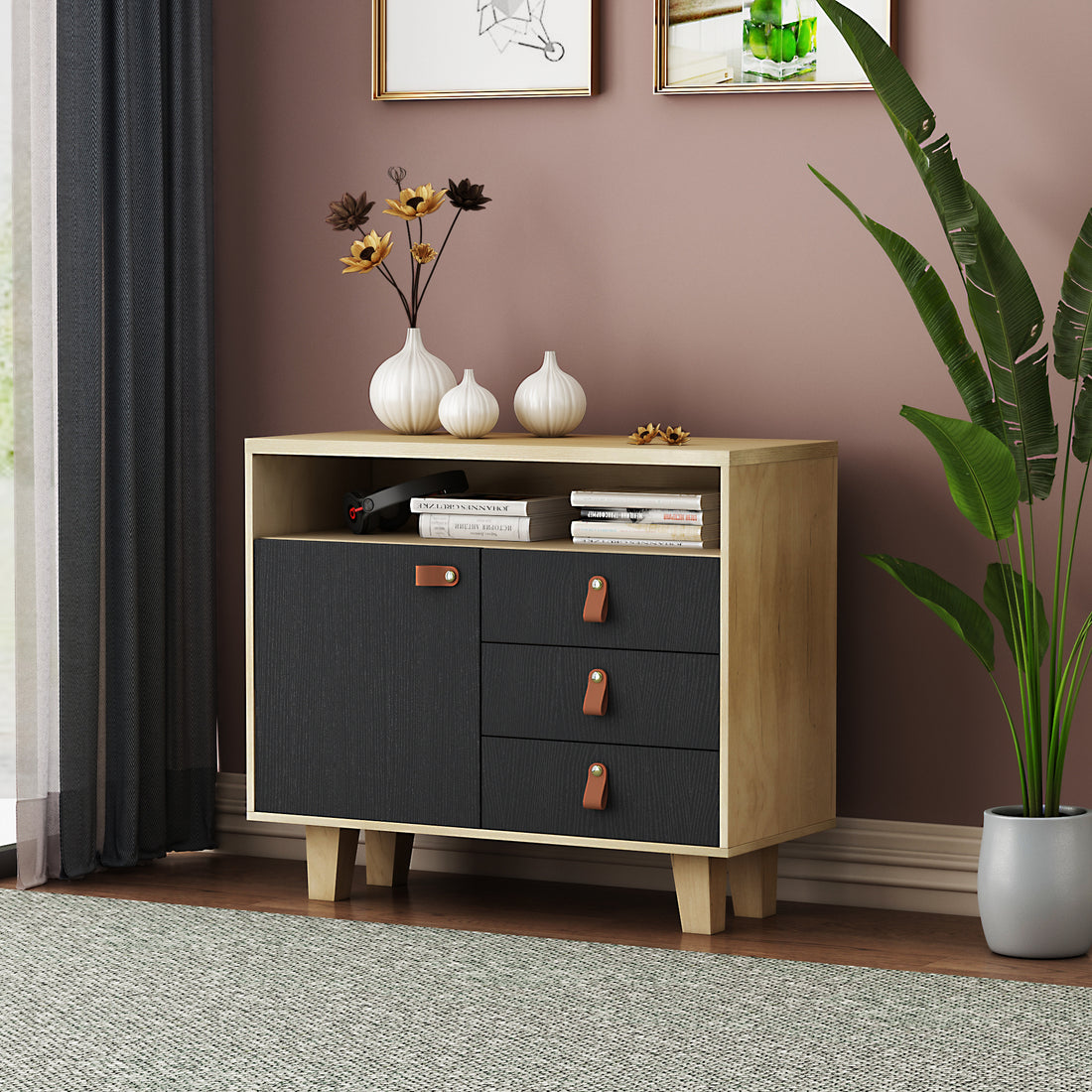 Dresser Cabinet Bar  Storage